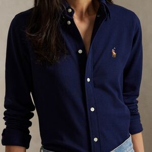 Navy Blue Polo Ralph Lauren Shirt